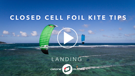 Ozone Closed Cell Foil Kites – Landing