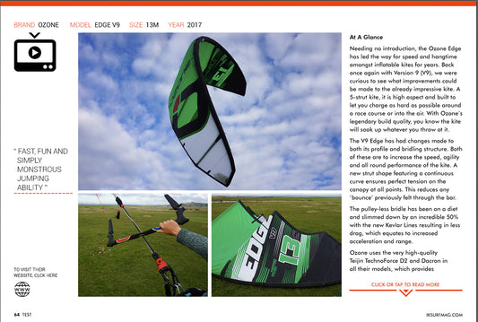 IKSURFMAG review the Ozone EDGE V9