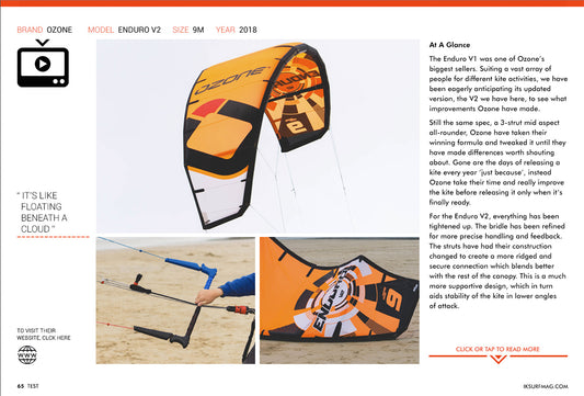 IKSURFMAG review Ozone Enduro V2