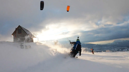 Snowkiting Kosovo