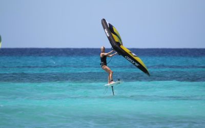 Wingsurfing in Barbados